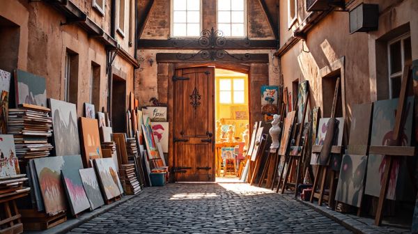 Art recueilli : collaboration avec un artiste plasticien à Chambly